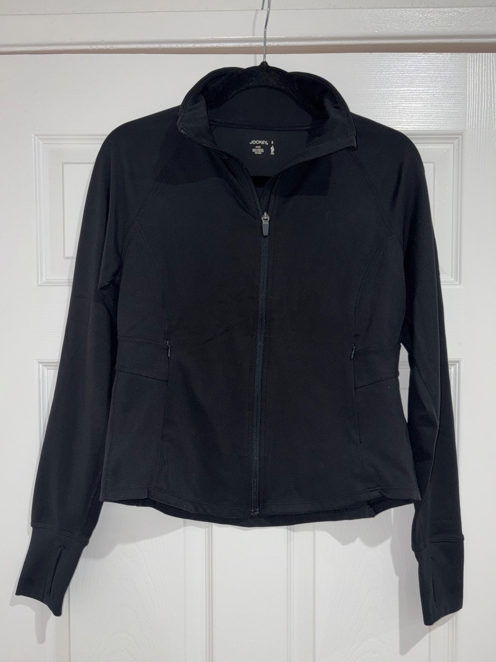 JOCKEY Black Full‑Zip Active Jacket (S)